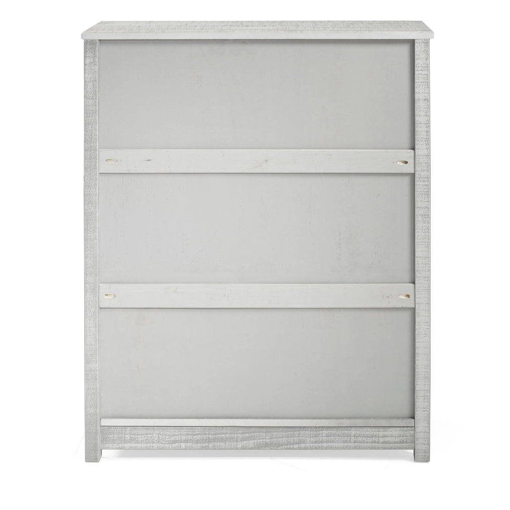 Grey Wood 3-Shelf Bookcase V446