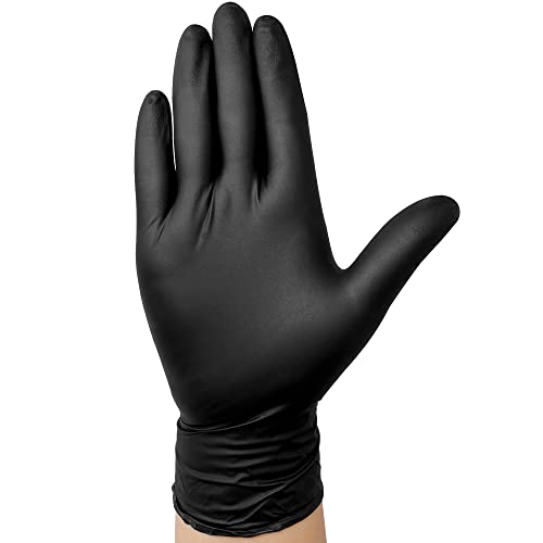 Black 6-mil Disposable Nitrile Exam Gloves R774117