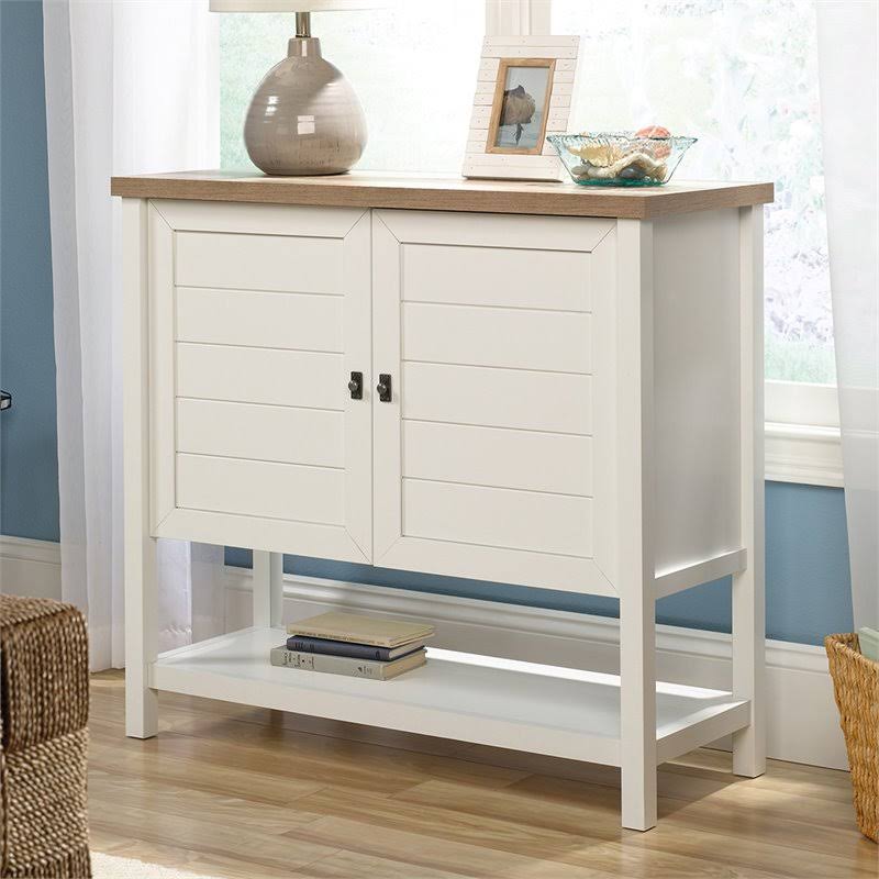 Soft White Storage Cabinet E201160