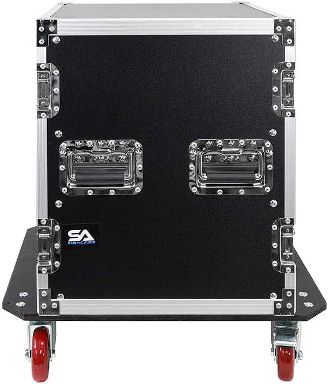12U Pro Audio DJ Road Rack Case with Casters Y872287