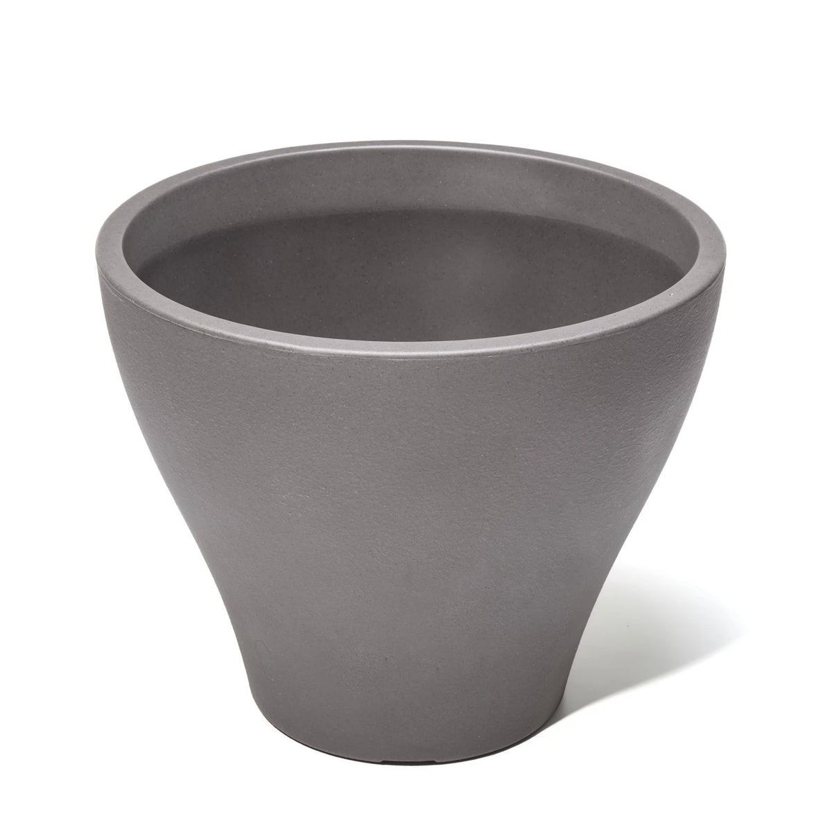 Dark Cedar Round Indoor Outdoor Plastic Planter and Pot I756