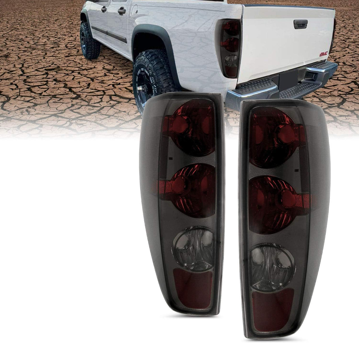 Passenger and Driver Side Brake Tail Lights Set of 2 V861456