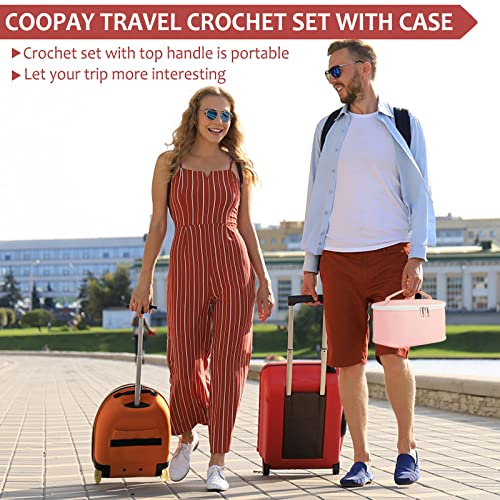 Crochet Kit with Yarn, Crochet Hooks, Bag, Book Z31211