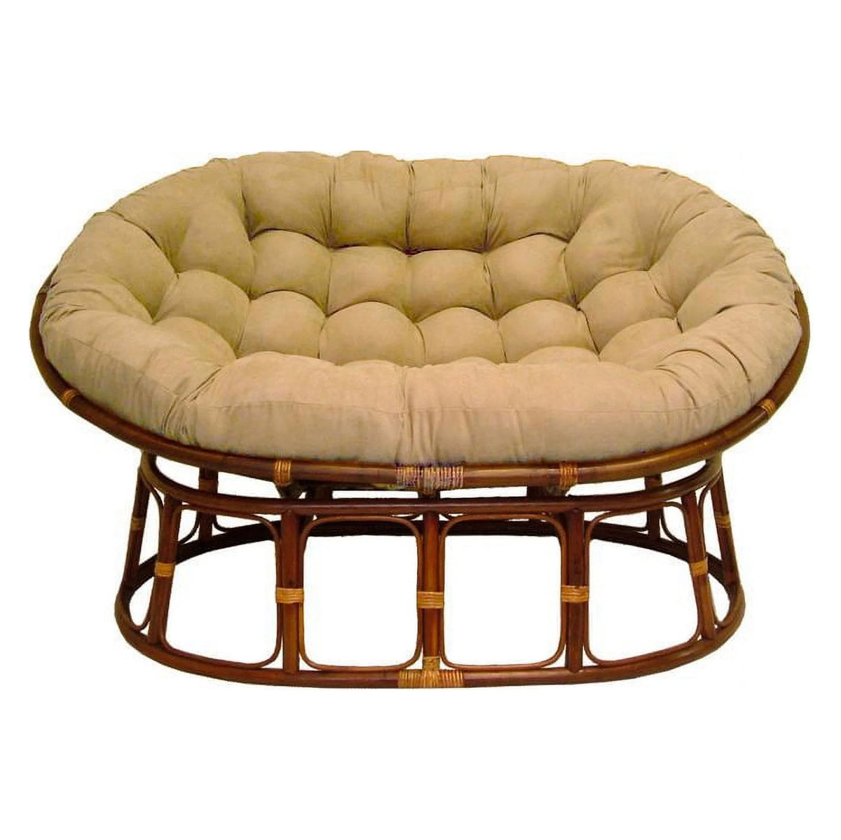 65" by 48" Microsuede Double Papasan Cushion C800