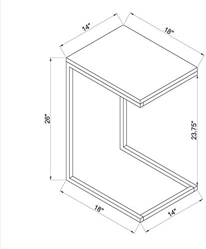Gold Metal Accent Table E231