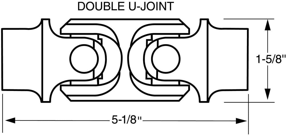 Double Steering Universal Joint A337863