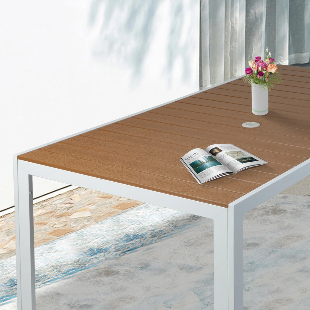 Aluminum Patio Dining Table for 8 Person U557