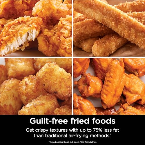 4-in-1 Air Fryer with 5 QT Capacity, Nonstick Basket & Crisper Plate, Grey C240375