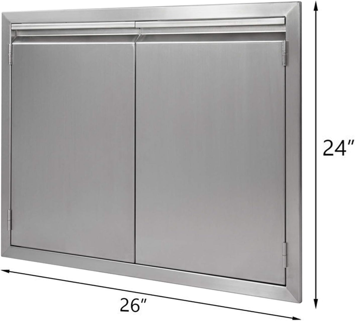 26 W X 24 H 304 Stainless Steel BBQ Access Door E62487