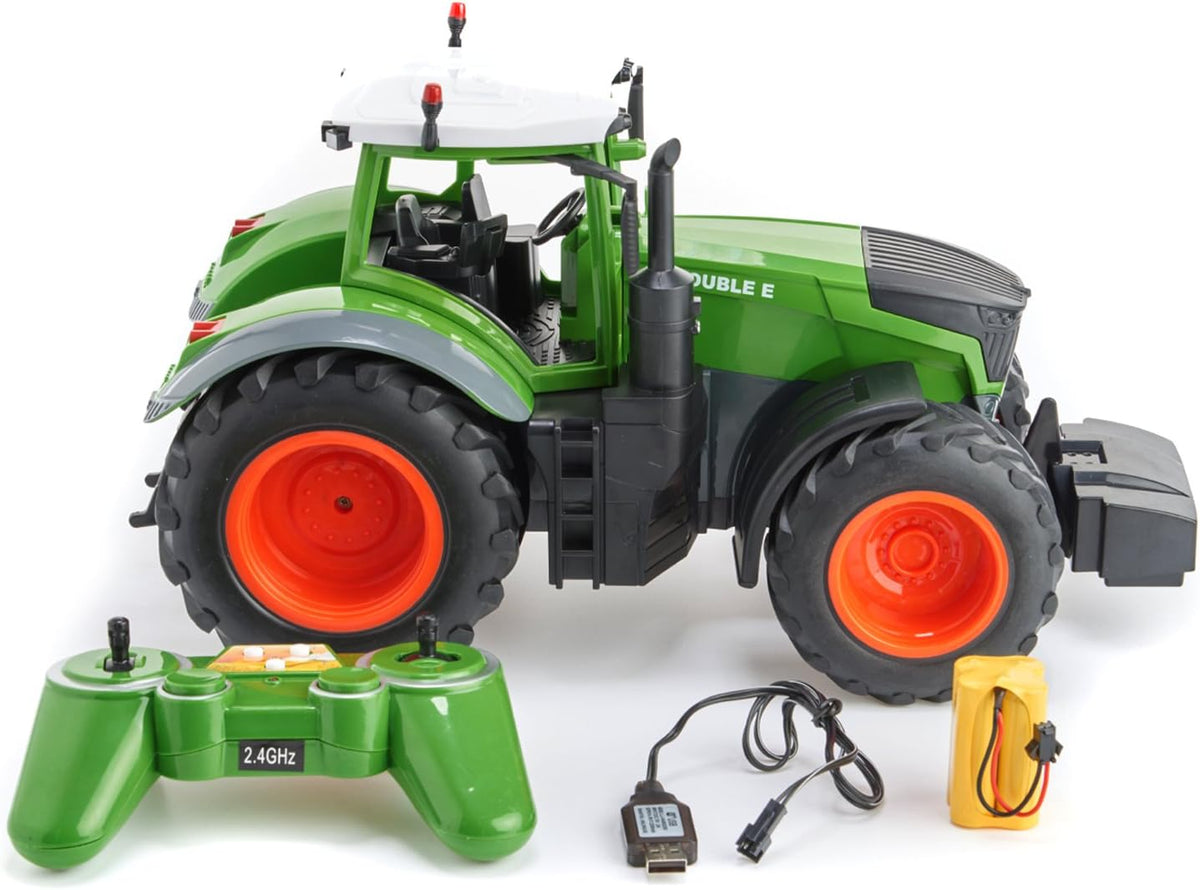 2.4Ghz RC Farm Tractor Remote Control Construction Toy Pack of 2 O667083