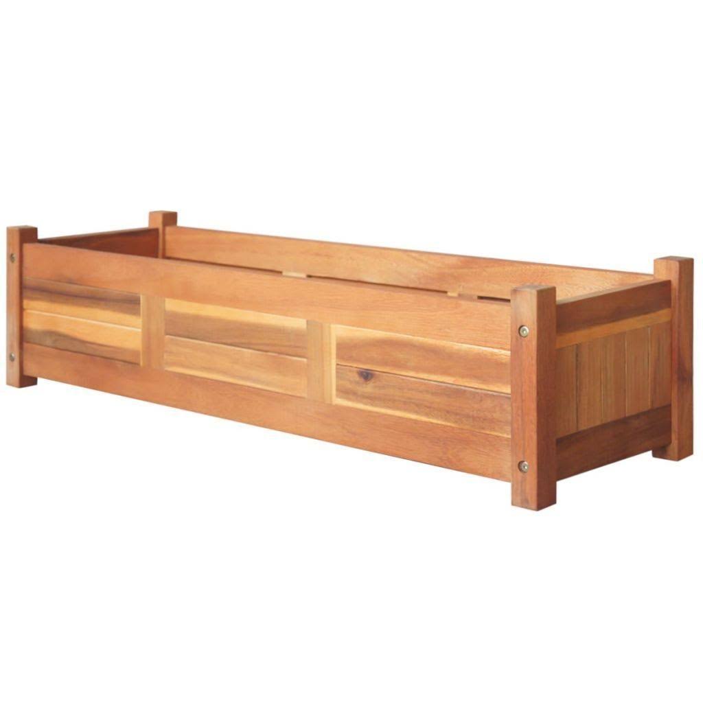 Garden Raised Bed Acacia Wood W7054