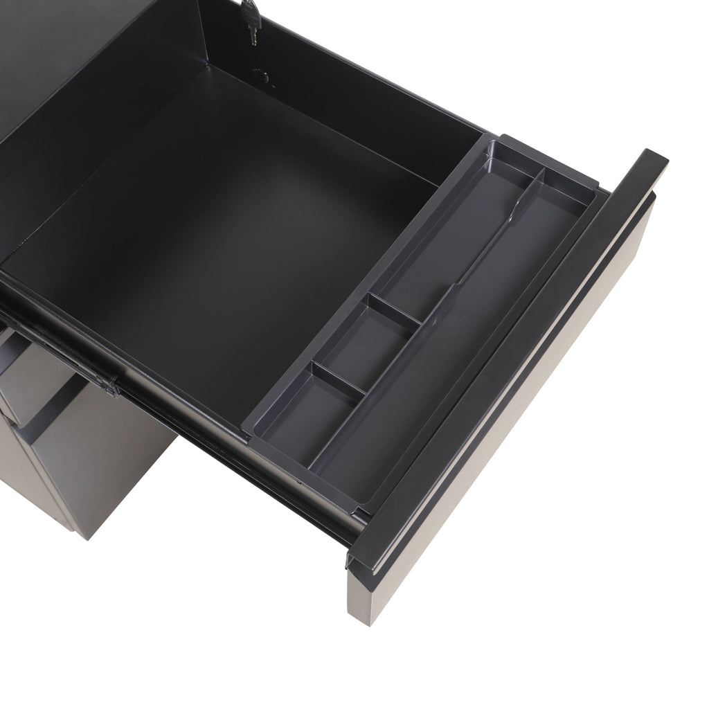 Metal 3 Drawer File Cabinet for Legal Or Letter Files A45516