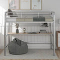 Twin Loft Bed with Built-in Desk V104489