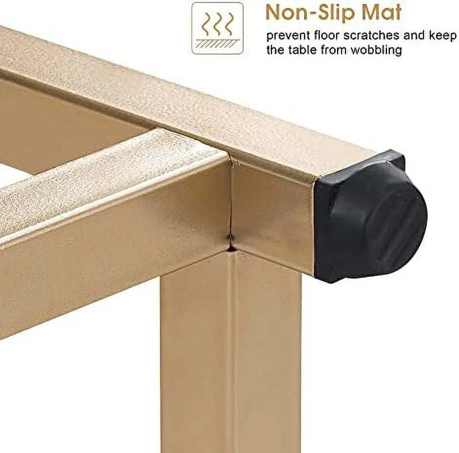 Narrow White Marble Console Table 47 inch P4745