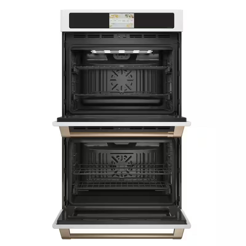 30 in. Smart Double Electric Wall Oven with Convection Self-Cleaning in Matte White X641