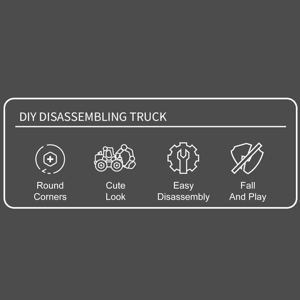 DIY Nut Building Construction Toy Excavator H132074
