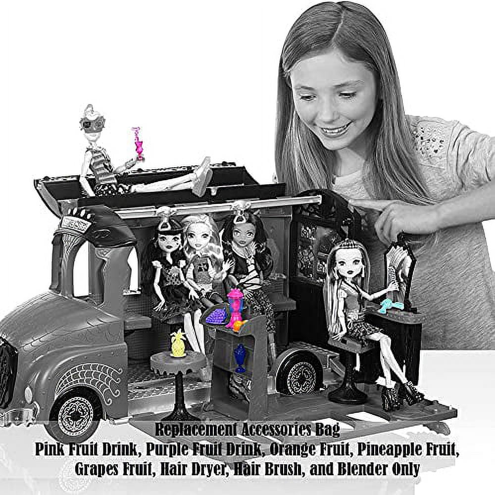 Replacement Accessories Bag for Monster High Deluxe Bus Playset W493