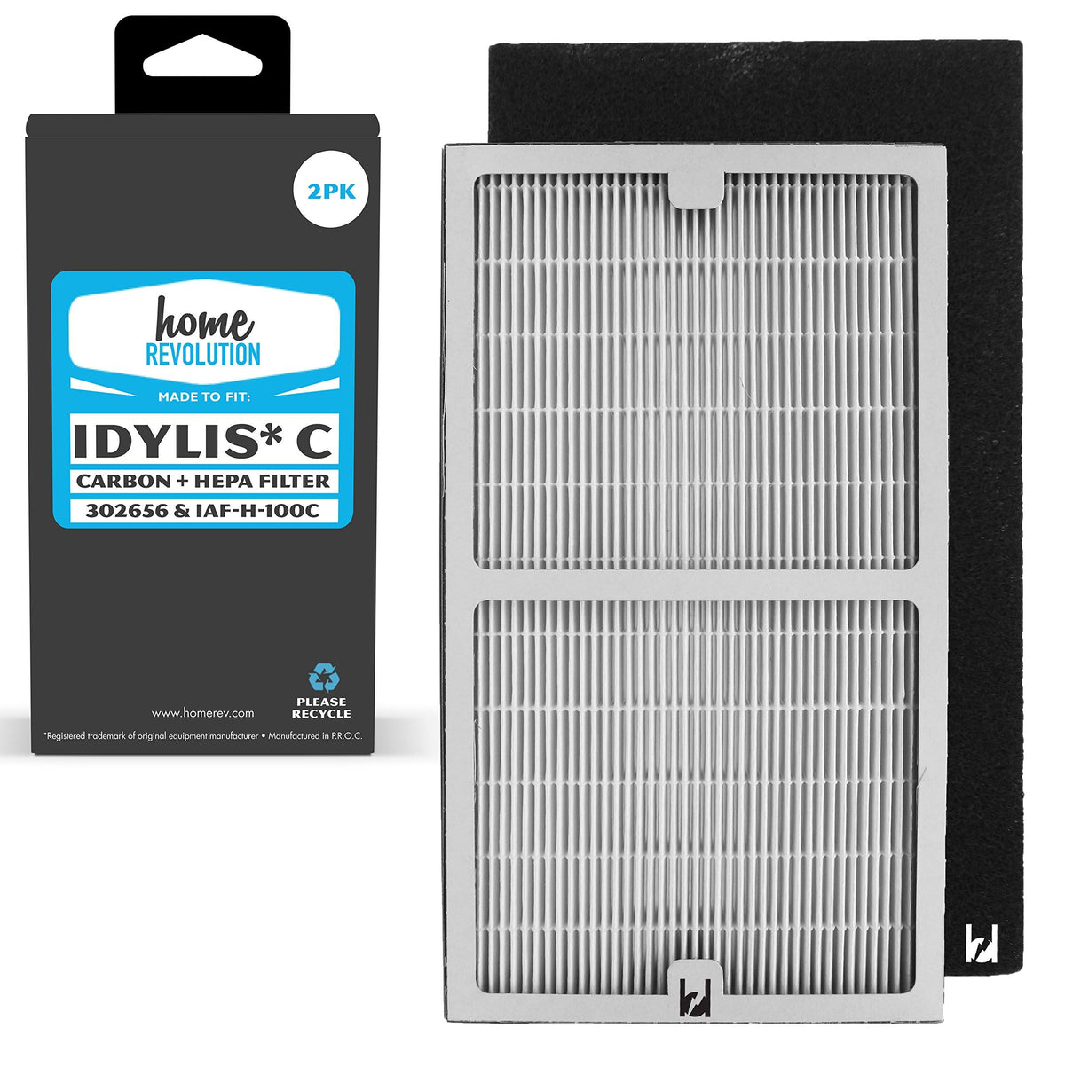 2 HEPA + Carbon Replacement Filters D7343