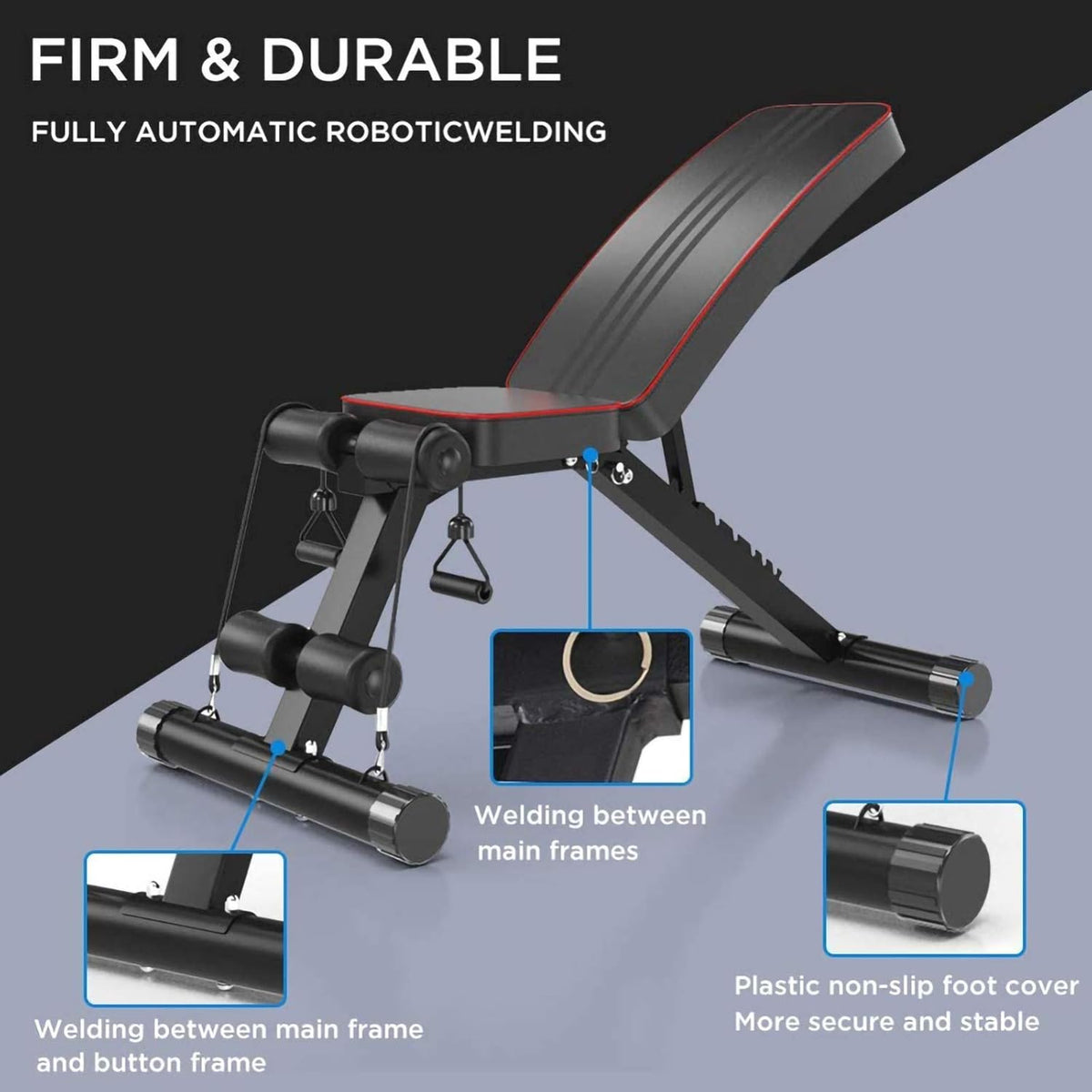 Folding Adjustable Weight Bench N54285