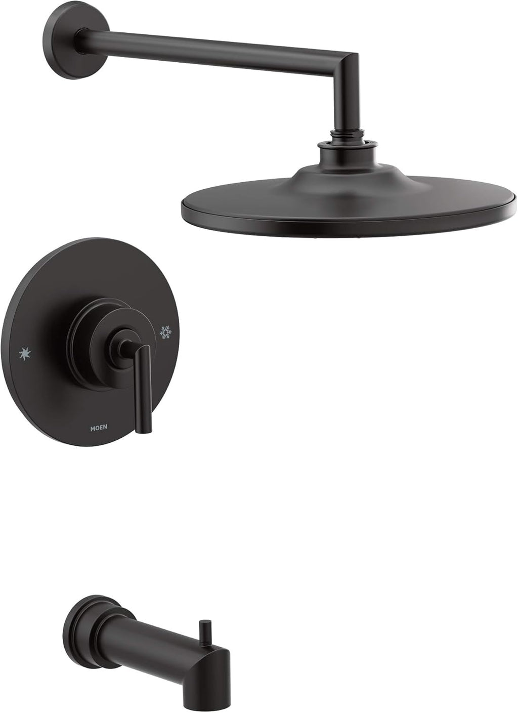 Chrome Tub and Shower Trim Kit with 10-Inch Rainshower M65620