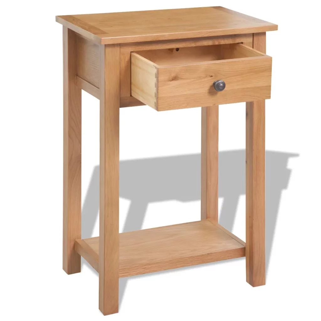 Solid Oak Wood Console Table W821