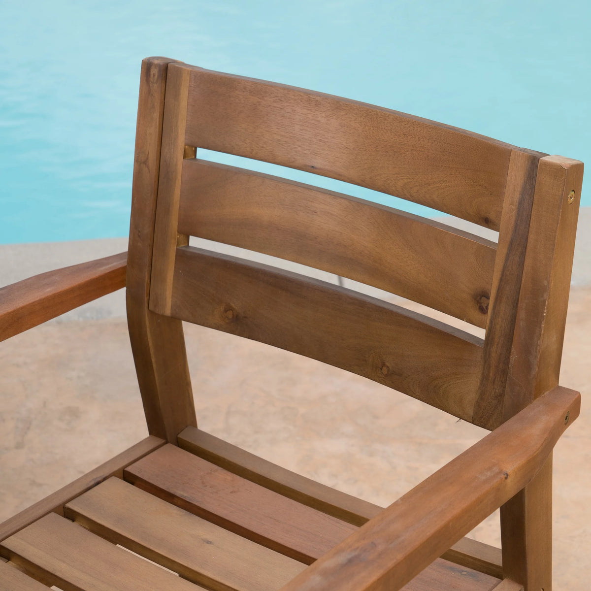 9-Piece Acacia Wood Dining Set with Expandable Table M405390