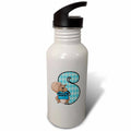 Blue Argyle Prints 21 oz Sports Water Bottle C21987