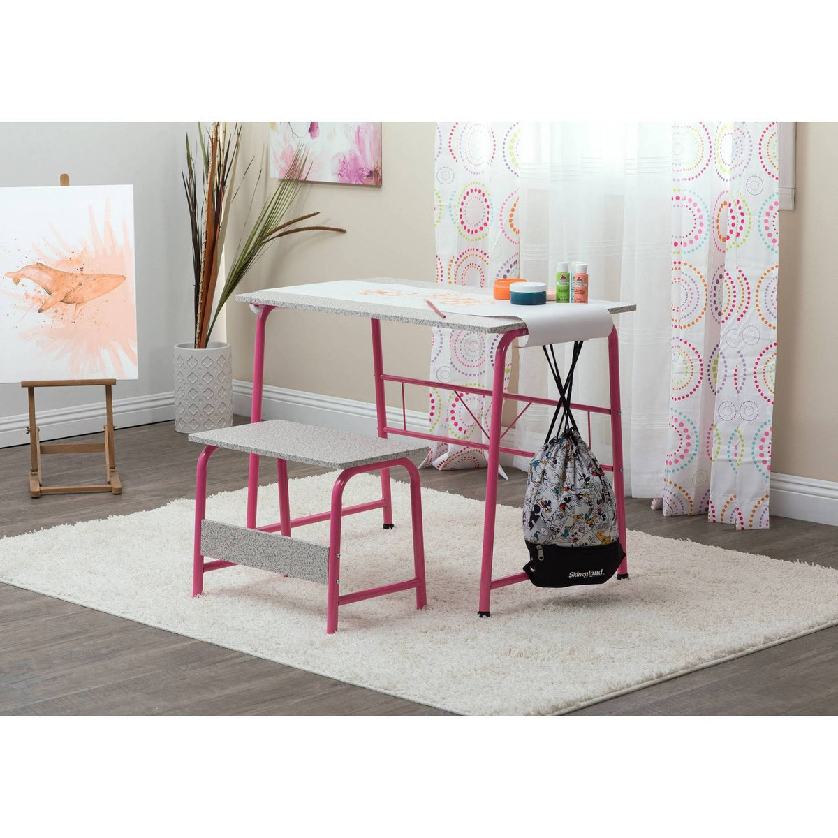 Canvas Art Center & Bench O305036
