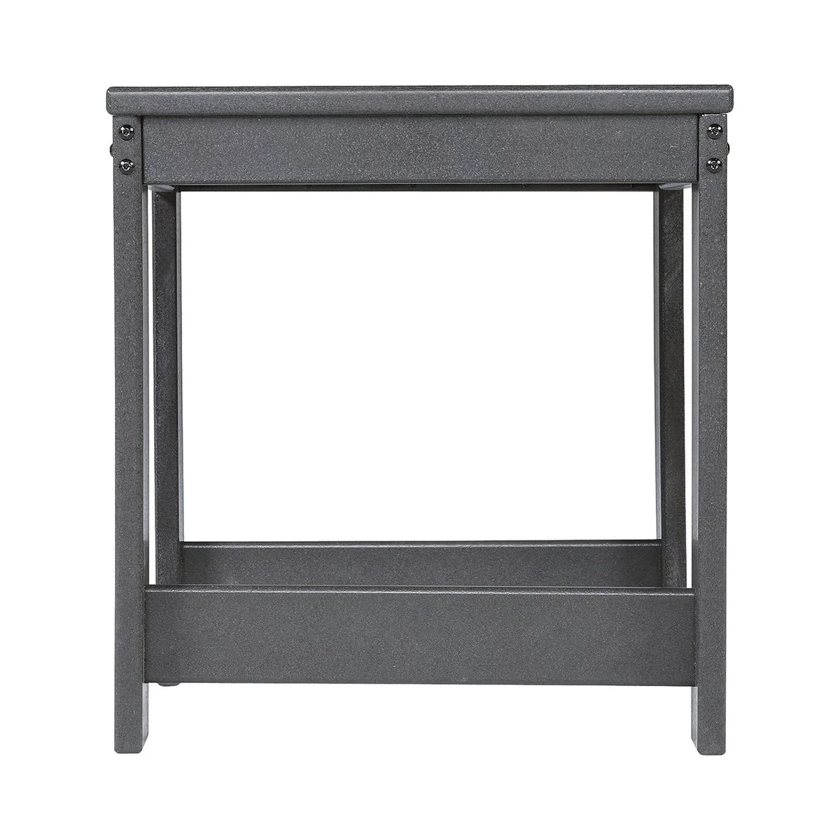 Charcoal Gray Outdoor End Table V24112