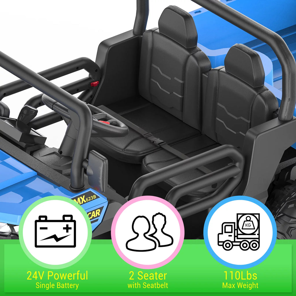 24V 6 Wheeler Ride On Dump Truck with Remote Control F573