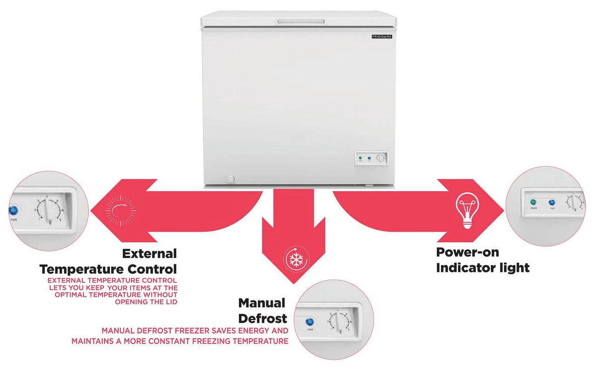 White 7.0 Cu. ft. Chest Freezer Z778393