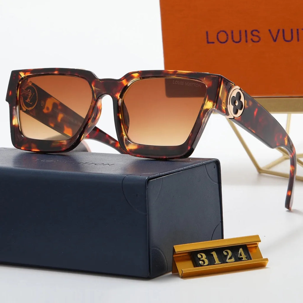 Fashion Letter Stitching Flat Glasses X18621