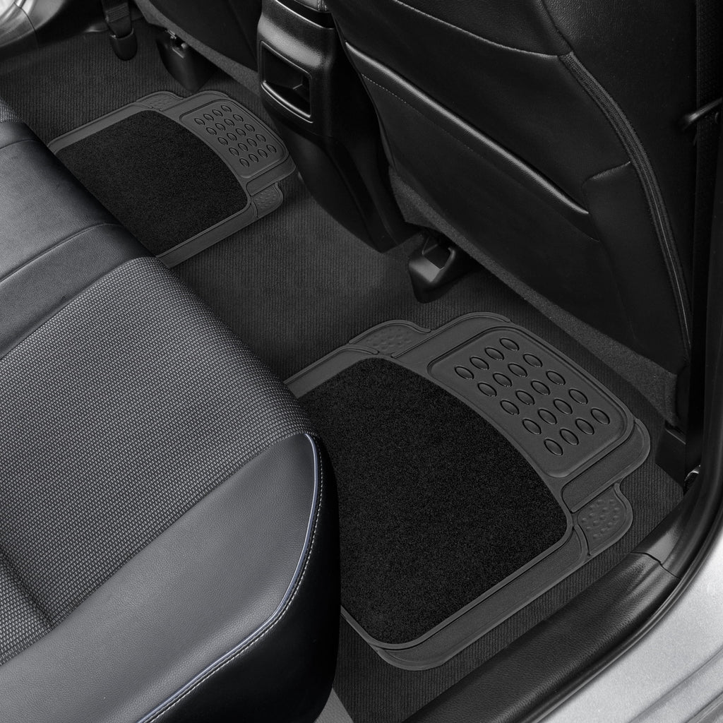 Universal Rubber & Carpet Floor Mats Set B205780