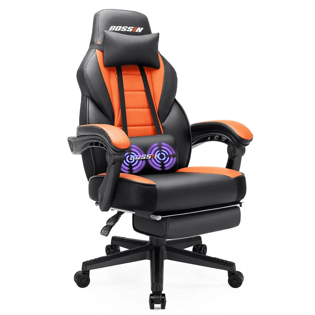 Gaming Chair with Footrest and Massage G164087