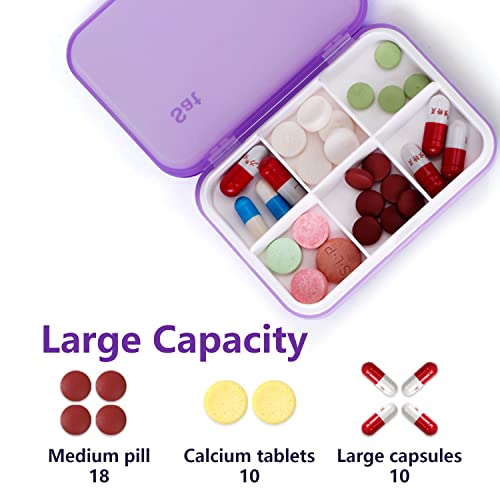 7 Piece Set 42 Compartments Pill Organizer A59811