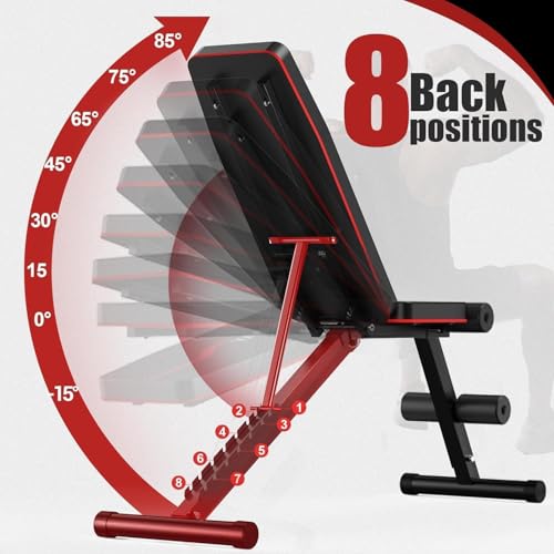 800 LB Adjustable Incline Decline Weight Bench B91043