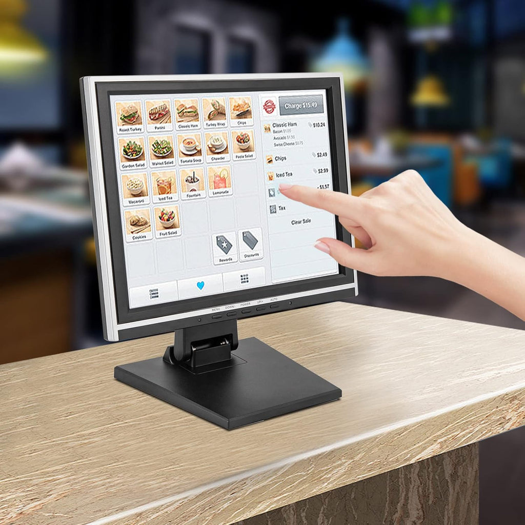 15" LCD Touch Screen Monitor with Adjustable Multi-Touch USB Interface M94404
