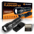 Rechargeable LED Tactical Flashlight Kit J696