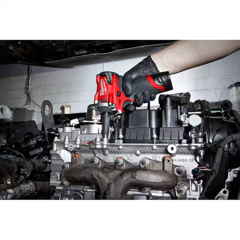 12V Lithium-Ion Brushless Cordless 3/8 in. Impact Wrench & Ratchet Kit E550
