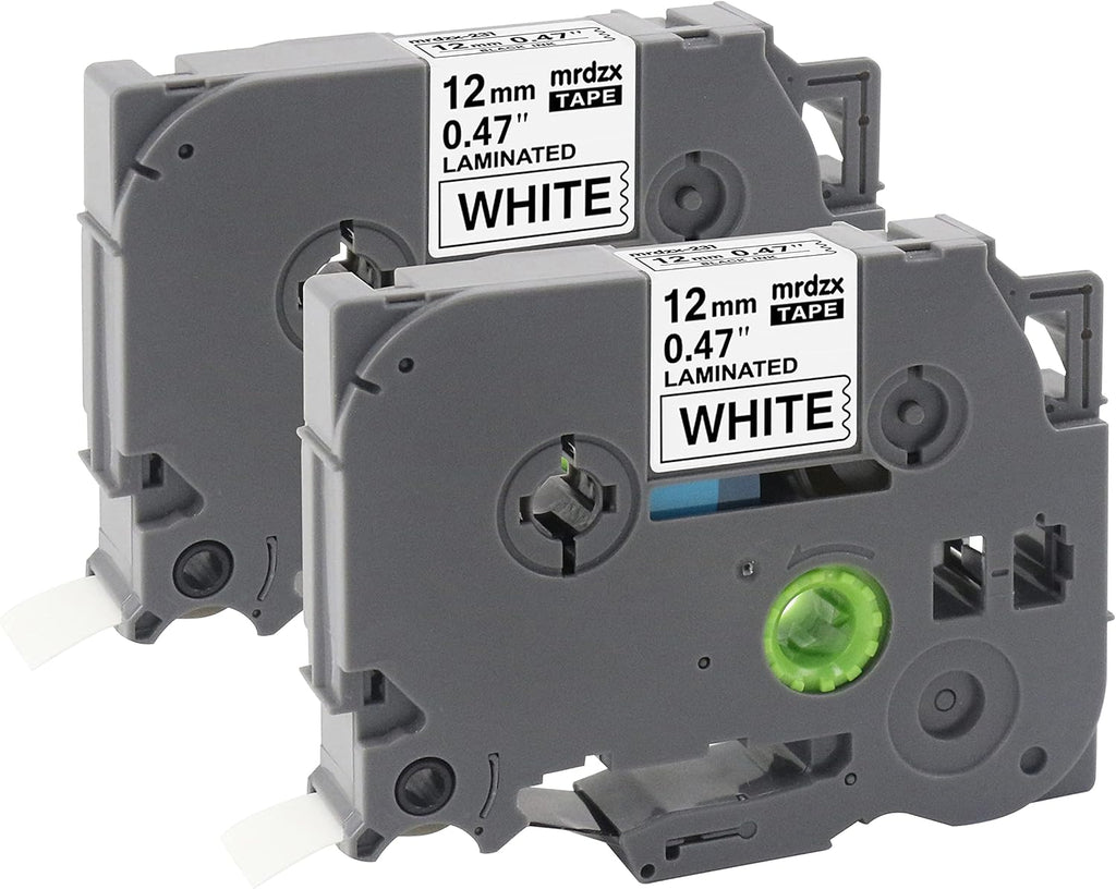 Compatible Label Tape Replacement for Brother TZe-231, 0.47" x 26.2', Black on White, 20 Pack S319501