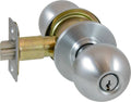 Bright Chrome Keyed Entry Handle Q911605