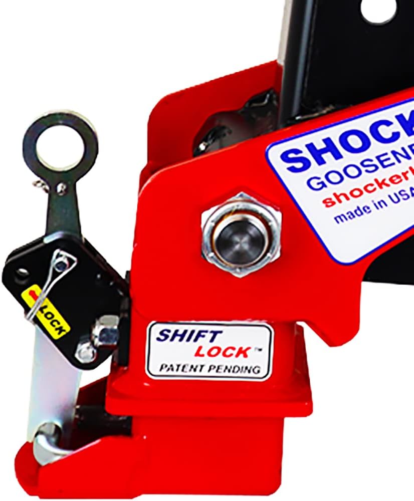 Gooseneck Air Hitch & Coupler, Round 3-15/16" Angled Pin 30K Coupler 9" Offset O352171