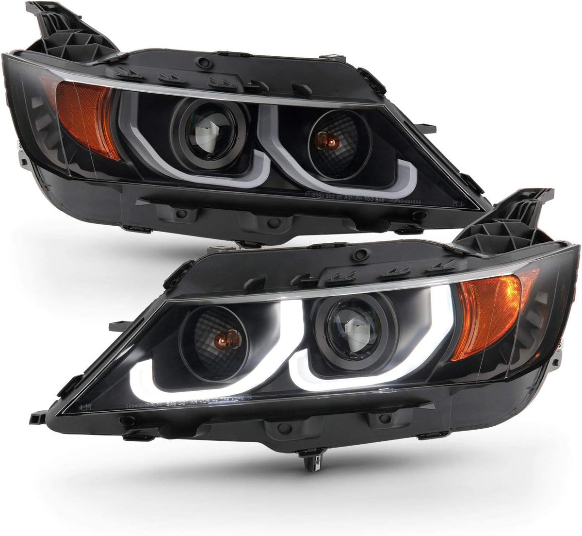 Black Projector Headlights Pair T344
