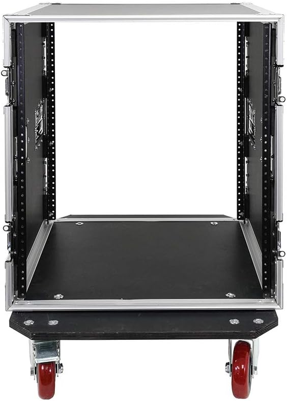 12U Pro Audio DJ Road Rack Case with Casters Y872287