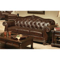 Tufted Upholstered Leather Sofa M98408