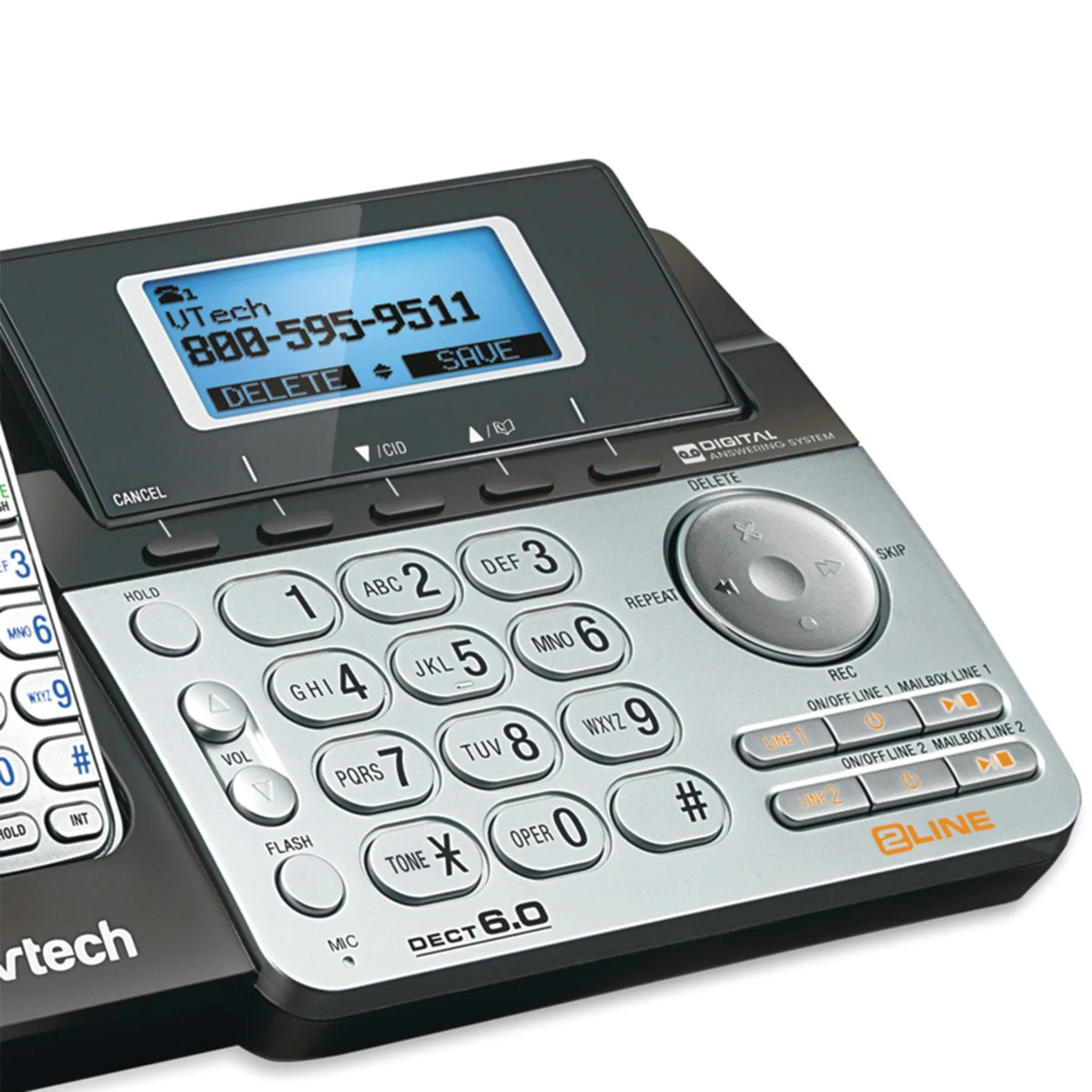 Expandable Cordless Phone with Answering System W6638