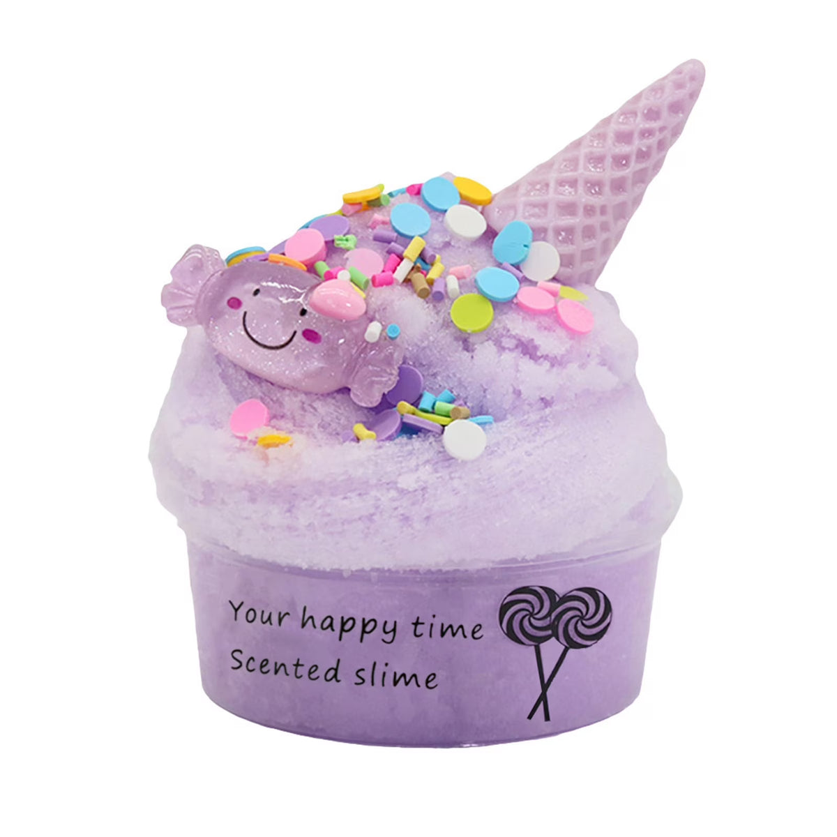 Scented Butter Slime Kit with Candy, Ice Cream, Fruit Charms H98386