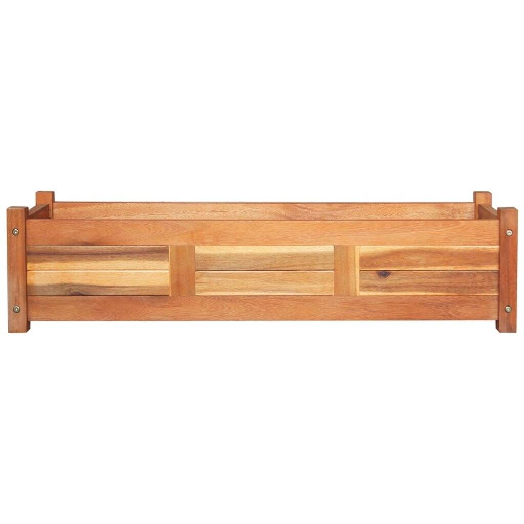 Garden Raised Bed Acacia Wood W7054