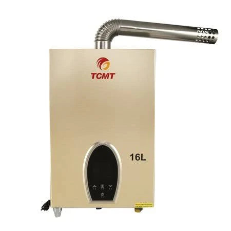 Gold Natural Gas Tankless Water Heater with Digital Display W3482