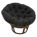 Black MicroSuede Papasan Cushion D598